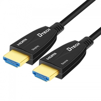 HDMI кабель оптический v2.0 4K HDR 10 метров Optical Fiber D-TECH