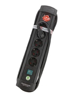 Удлинитель с выключателем Brennenstuhl Premium-Line, 6 розеток, кабель 3м, H05VV-F 3G1.5, черный 1756110016